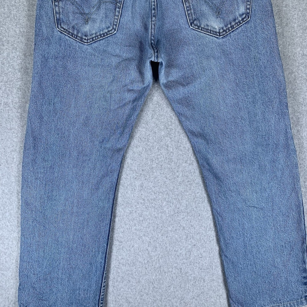 Vintage Levi's 505 Jeans Mens 31x30 (31x27.5 Actual) Blue Straight Fit - Picture 4 of 16